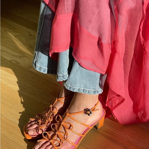 Carrie Bow Sandal - Creamsicle/Rouge - Picture 4 of 7